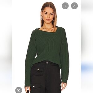 Bobi At Revolve Asymmetric Neck Sweater